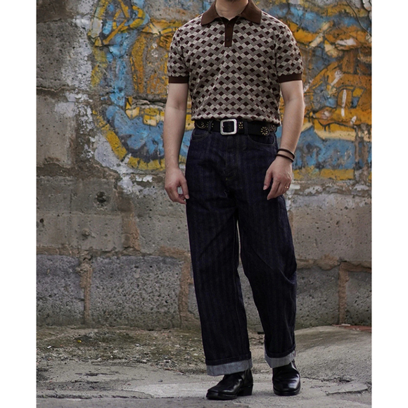 Annual Ring Jeans 1870s 15 oz Herringbone Selvedge Denim Work Jeans 31x29 - Picture 4 of 16